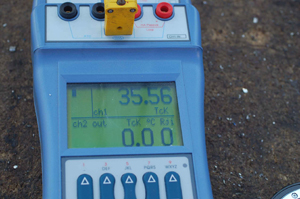 Temperatura rilevata dopo il passante